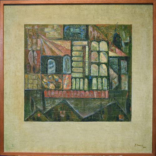 1993, Olieverf, 70x70 cm